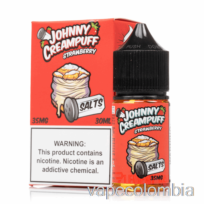 Vape Recargable Fresa - Johnny Creampuff Sales- 30ml 35mg